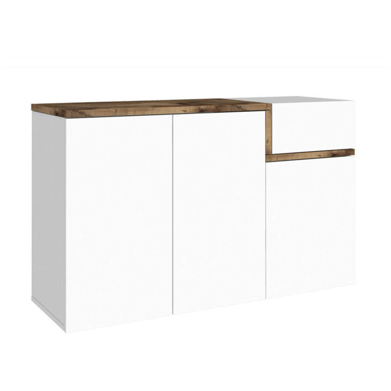 Zapatero Modern, Made in Italy, 3 puertas y 1 puerta abatible, Zapatero de entrada, 120x40h80 cm, blanco brillante y arce - Dmora
Zapatero Modern, Made in Italy, 3 puertas y 1 puerta abatible, Zapatero de entrada, 120x40h80 cm, blanco brillante y arce - Dmora