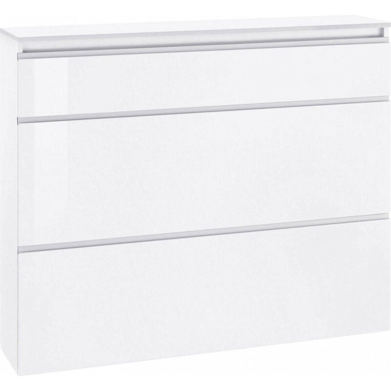 Zapatero Modern, Made in Italy, con 2 puertas y 1 puerta abatible, Zapatero de entrada, 120x27h108 cm, color blanco brillante - Dmora
Zapatero Modern, Made in Italy, con 2 puertas y 1 puerta abatible, Zapatero de entrada, 120x27h108 cm, color blanco brillante - Dmora