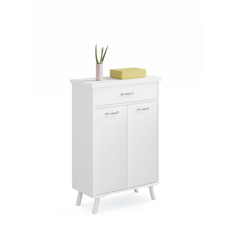 Ptarch - Zapatero dos puertas un cajon Valentina blanco 65 cm(ancho) 99 cm(altura) 35 cm(fondo) Color BLANCO
Ptarch - Zapatero dos puertas un cajon Valentina blanco 65 cm(ancho) 99 cm(altura) 35 cm(fondo) Color BLANCO