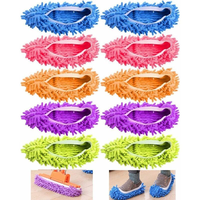 Zapatillas de trapeador zapatillas de trapeador de microfibra para polvo, zapatos, oficina, hogar, cocina, baño, limpiador de pisos, 5 pares - Litzee
Zapatillas de trapeador zapatillas de trapeador de microfibra para polvo, zapatos, oficina, hogar, cocina, baño, limpiador de pisos, 5 pares - Litzee