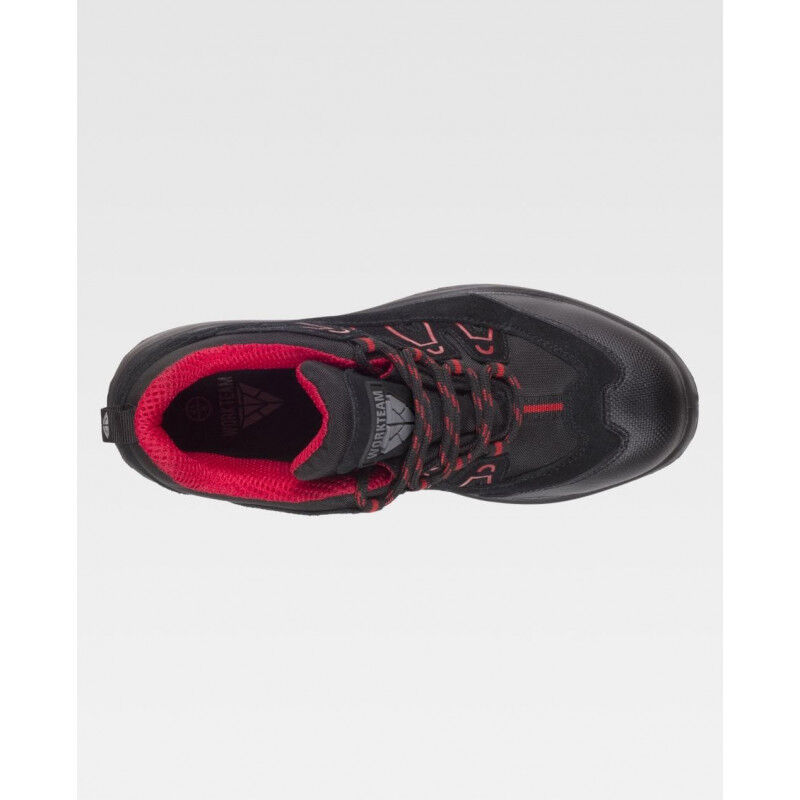 Zapato de seguridad S1P combinado libre de metal WORKTEAM P3012 | 39 - Negro+Rojo
Zapato de seguridad S1P combinado libre de metal WORKTEAM P3012 | 39 - Negro+Rojo