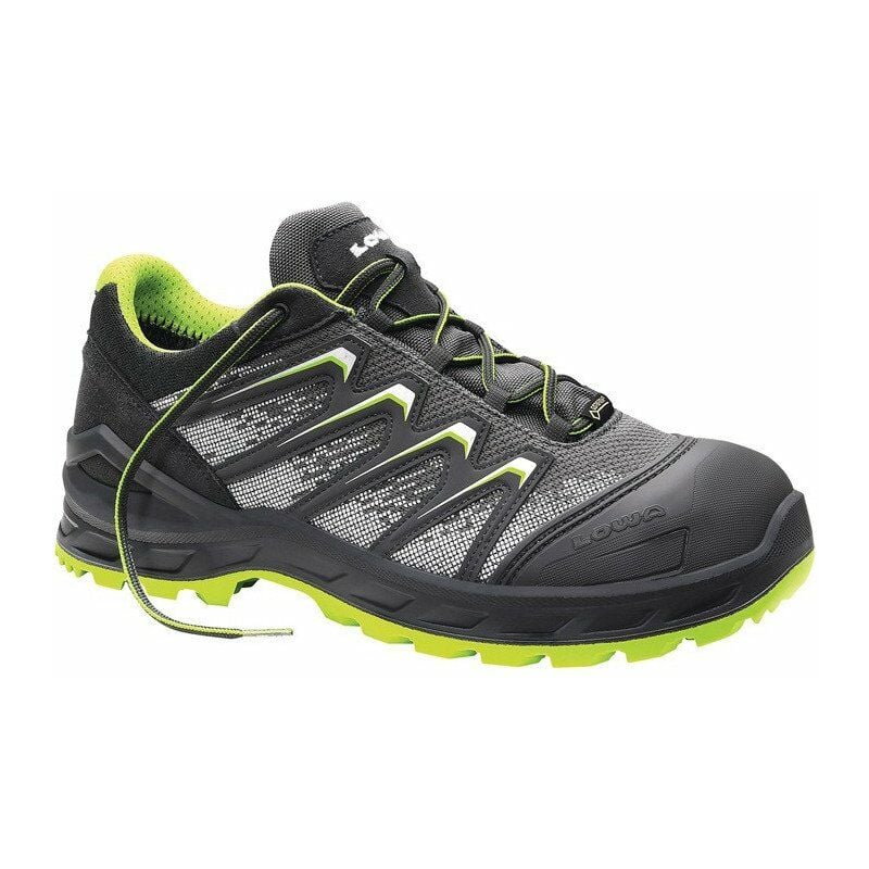 Zapato de seguridad Larrox Work GTX gris Lo talla 47 gris / verde S3 CI / HI / HRO / SRC
Zapato de seguridad Larrox Work GTX gris Lo talla 47 gris / verde S3 CI / HI / HRO / SRC