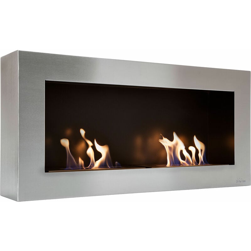 Purline - Chimenea de etanol mural de 4000W, diseño rectangular de gran anchura en acero y doble llama
Purline - Chimenea de etanol mural de 4000W, diseño rectangular de gran anchura en acero y doble llama