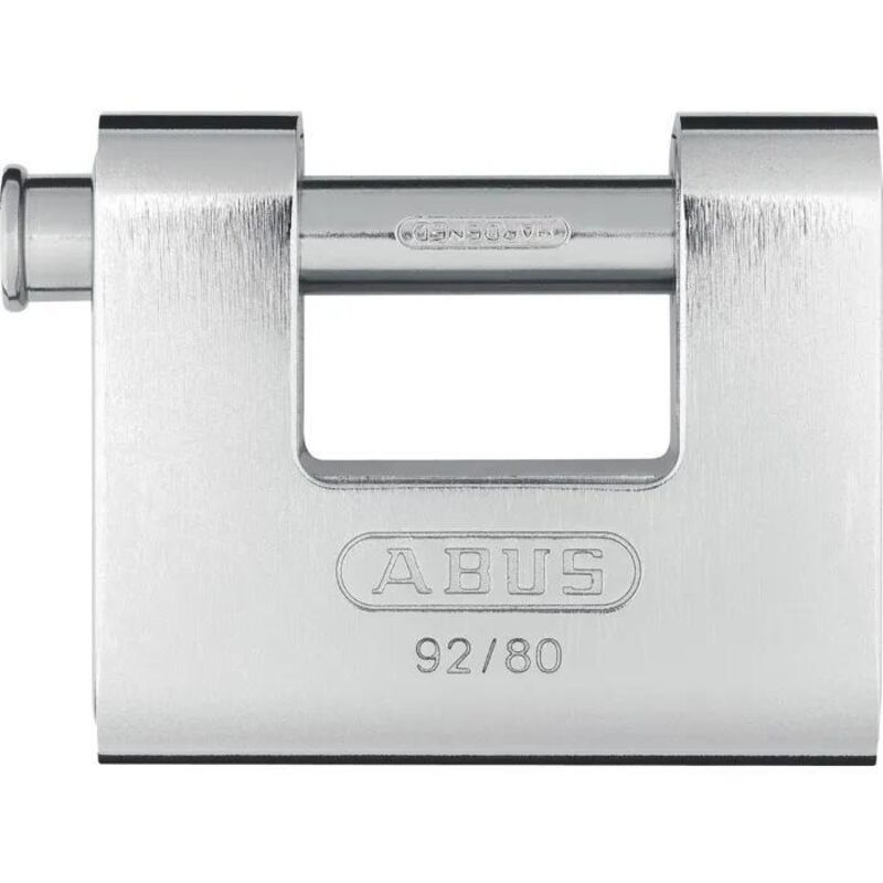 Abus 92/80 Massivmessingschloss 80 Mm Gesichert