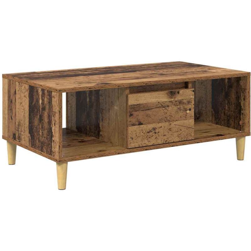 Couchtisch Altholz 90 X 50 X 26, 5 Cm Holzwerkstoff Vidaxl