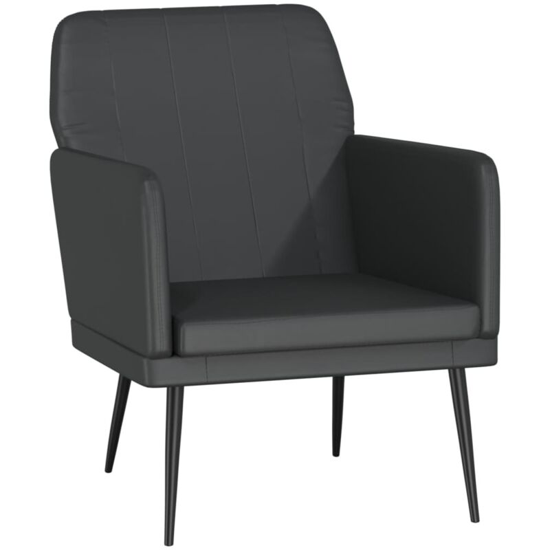 Vidaxl Sessel Schwarz 61x78x80 Cm Kunstleder