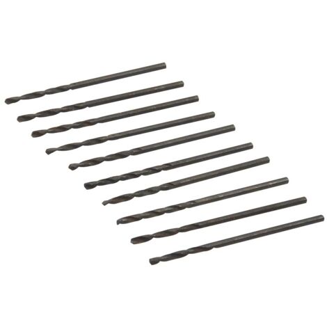 Silverline 186809 Jeu de 10 m/èches m/étriques acier rapide HSS 2,5 mm