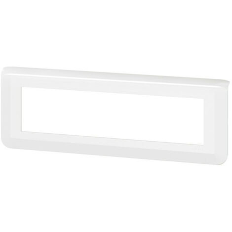 pour 1 module Blanc 099637 Plaque avec support Mosaic