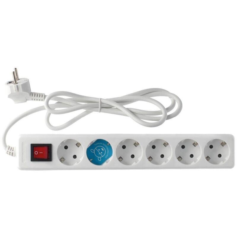 

Base múltiple serie Standard 6 tomas con interruptor 3 metros ( 0000023) - GSC