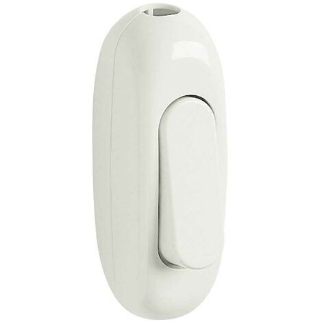 00116.B Interrupteur passe-bloc blanc 1P 2[16]A