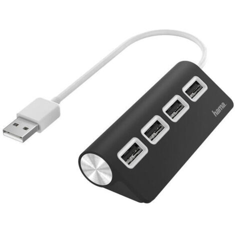 00200119 hub de interfaz USB 2.0 480 Mbit/s Negro