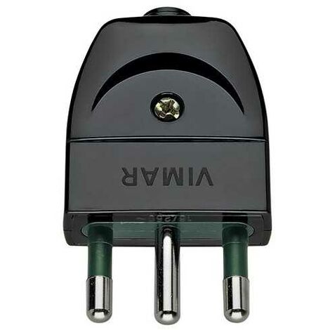 00202 Prise Sicury 2P+T 16A S17 Axiale Noir