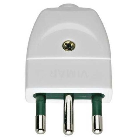 00202.B Enchufe Sicury 2P+T 16A S17 Axial Blanco