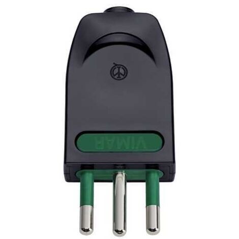 00203 Enchufe 2P+T10A Orientable S11-Spb11 Negro