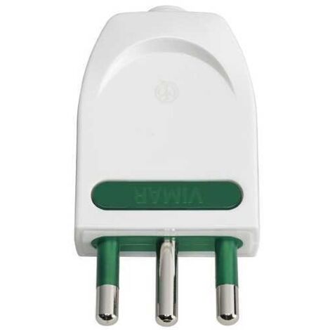 00204.B Enchufe 2P+T16A Orientable S17-Spb17 Blanco