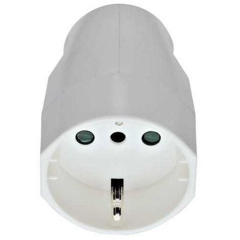00224.B Enchufe 2P+T 16A P30 Axial Blanco