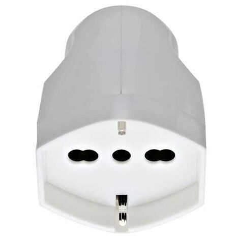 00225.B Enchufe móvil Sicury 2P+T 16 a 250 V Universal Blanco