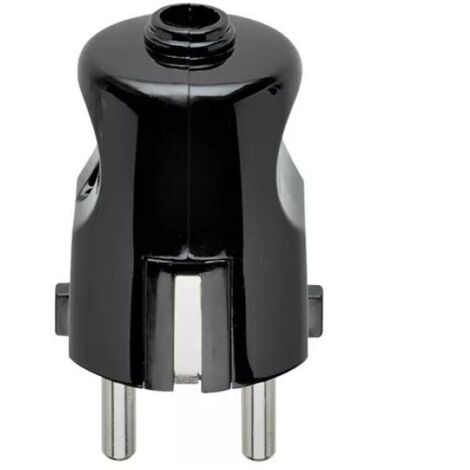 00230 Prise 2P+T 16A Tête Tordue Noire