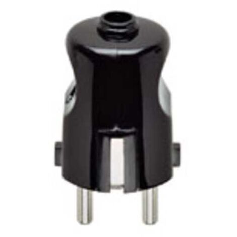 00231 2P+T 16A S31 Enchufe negro