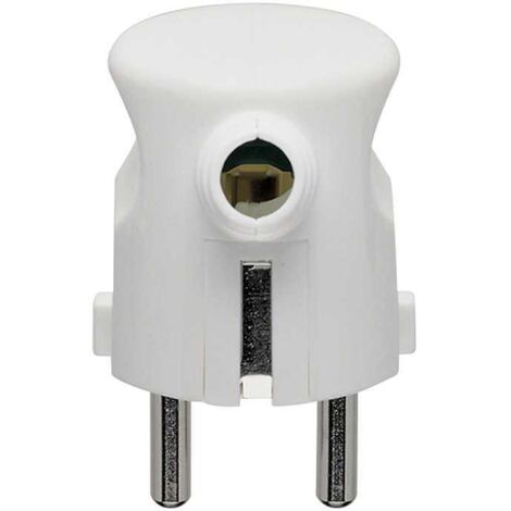00241.B Prise 2P+T 16A S31 Sortie Câble 90° Blanc
