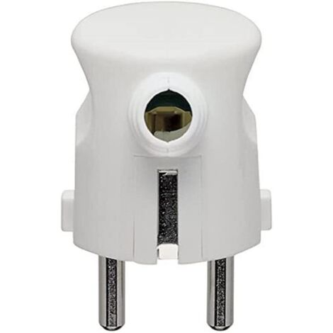 00241.B Spina 2P+T 16A S31 Uscita Cavo 90° Bianco