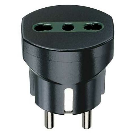 00301 Adaptateur Tedes./Français + P17/11 Noir