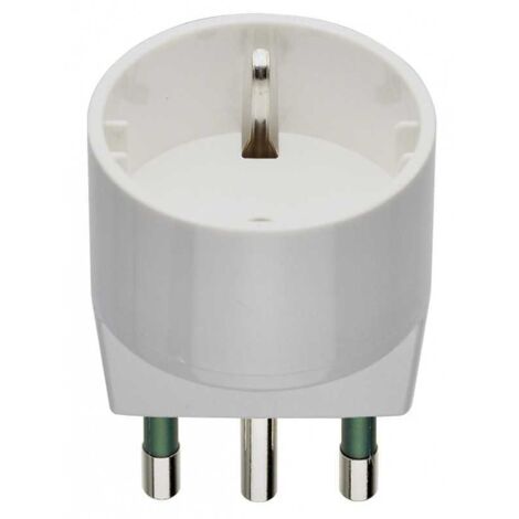 00303.B Adaptador Simple Sicury S17 + P30 Blanco