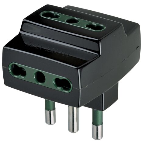 00321 Adaptateur Multiple Sicury S17+3P17/11 Noir