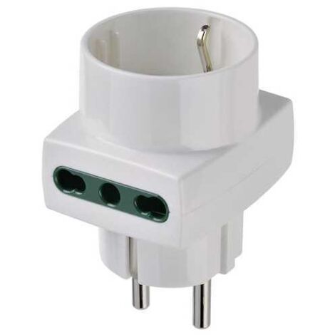 00325.B Adaptador Mult. S31+2P17/11+P30 Blanco