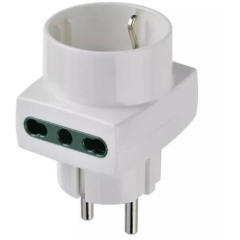 00325.B Adattatore Mult. S31+2P17/11+P30 Bianco