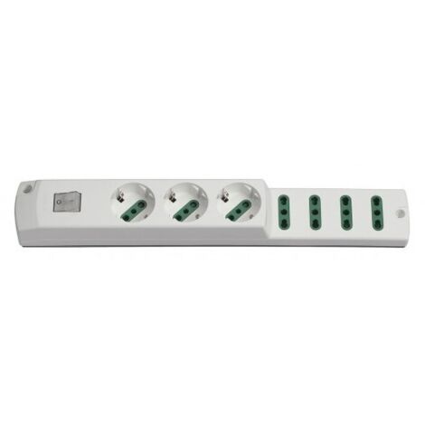 00425.B Enchufe múltiple 3P30+4P17/11+Interior Blanco