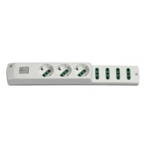 00425.B Multiprise 3P30+4P17/11+Int. Blanc