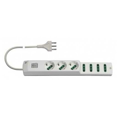00425.C.B Prise Multiple 3P30+4P17/11+Int.+S17 Blanc