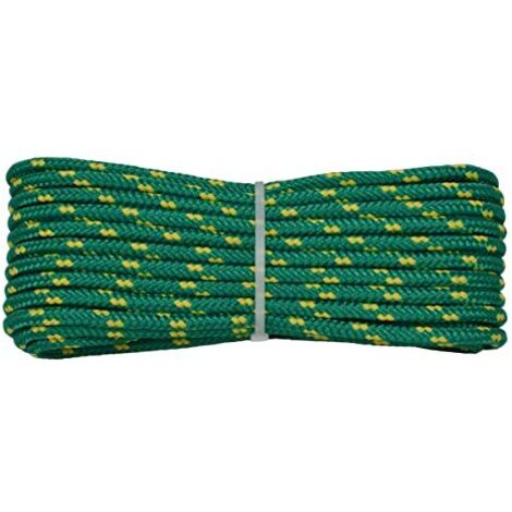 006006237 Treccia Surf Verde, 6 mm - 20 mt, Corda intrecciata multiuso resistente ai raggi U.V. e all'abrasione, per attività all'aperto, giardino, mare, guinzagli e fai da te, rottura 350 kg