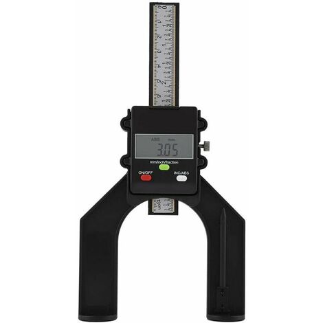 0,1 mm Präzisions-Digital-Tiefenmesser Freistehender magnetischer Höhenmesser Holzbearbeitungs-Digital-Tiefenmesser-Höhenmesser FVO