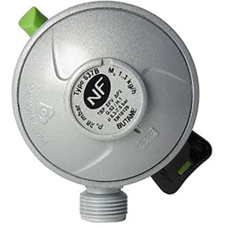 Dipra - 011271 detendeur quick-on §27 butane debit 1 3kg/h pour cube butagaz et viseo