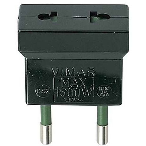 01352 Adaptateur S10 - US+EU Noir