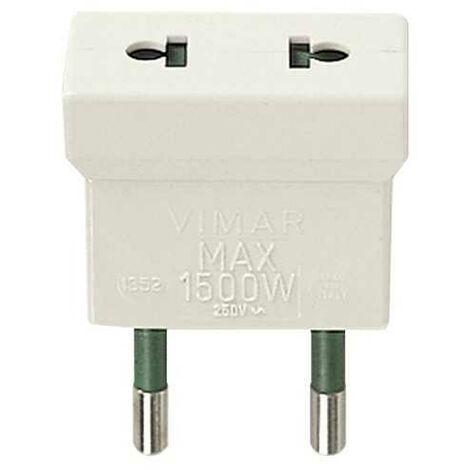 01352.B Adaptateur S10 - US+EU Blanc