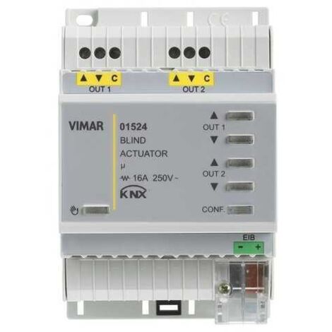 01524 Actuador para 2 persianas Knx
