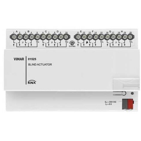 01525 Actuador para 8 persianas Knx