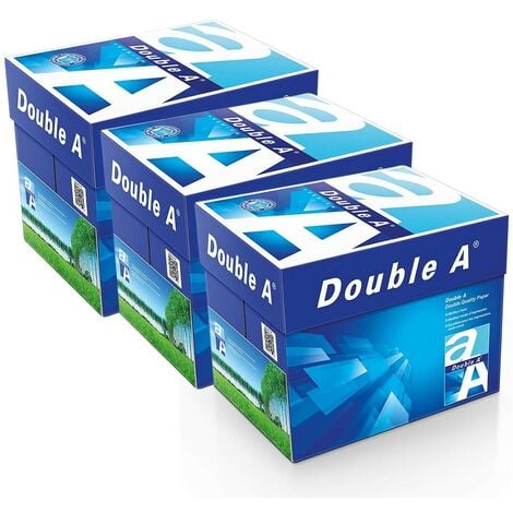 MEDIAWAVE STORE 015430 Carton 30 paquets de papier format A5 500 feuilles 80 g DOUBLE A Premium