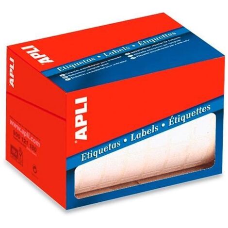 01704 etiqueta autoadhesiva Rectángulo Permanente Blanco 300 pieza(s)