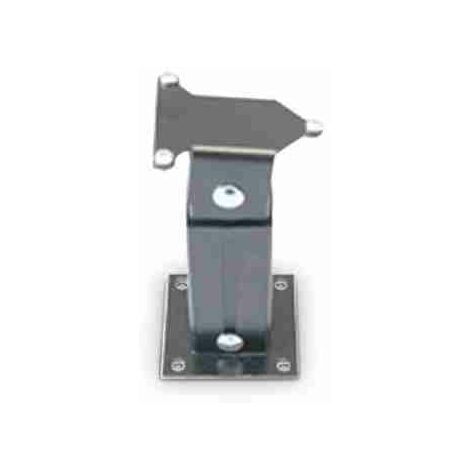 01740 - Ausziehbare Säule mit Vierkantprofil 40 x 40 mm, um 180° drehbar, zur horizontalen Befestigung an der Wand oder vertikalen Befestigung am Boden von Feuerschutztürstoppern