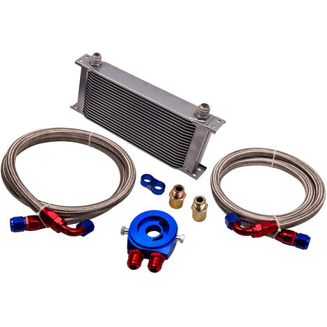 01egd006bbl 19 Row 10an Universal Engine Transmission Oil Cooler+/filter Adapter
