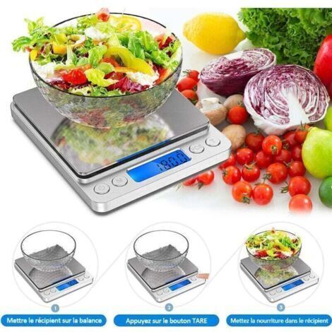 0.1G / 3Kg 2Kg 1Kg Balance De Cuisine Électrique Précise, Balance à Café, Poids Des Aliments, Balances Postales, Mesure De La Balance Multifonction En Grammes Et En Onces Pour La Cuisson, 0.1G / 1Kg -
