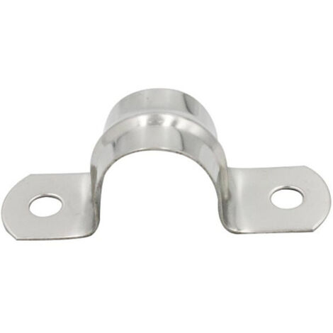 0.2-inch rigid hose clamp x 160 pieces Stainless steel tension fastener Rigid wire mesh clips for pipe fastening