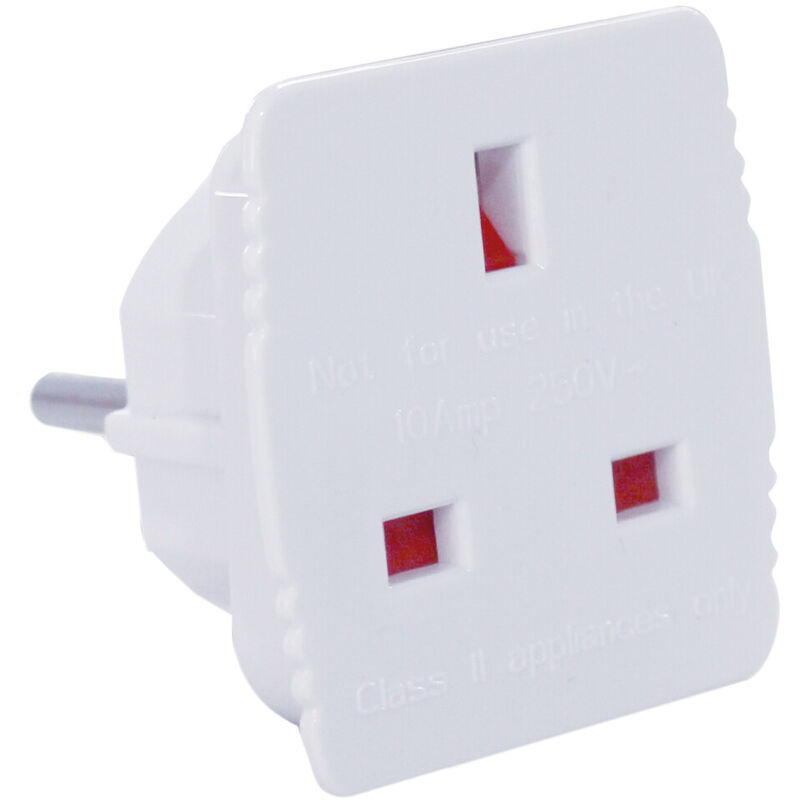

Adaptador clavija inglesa a europea Ø4,8mm 10/16A 250V ( 0200598) - GSC