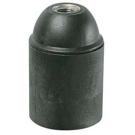02101 Portalámparas E27 Conector M10X1 Negro