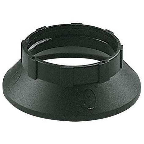 02129 Anillo para portalámparas E14 Negro