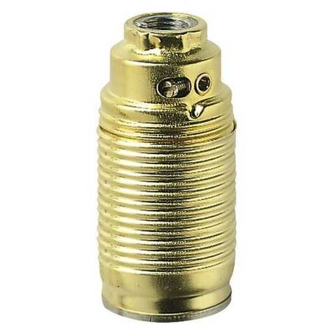 02148 Porte-ampoule E14 M10X1 Cm+Kit/Fil en laiton